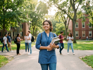 Young student empowered at age 18